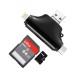Apera GN-27 OTG 4 in 1 Micro USB Flash Disk Type C Mikro SD Kart Okuyucu IOS iPhone Android
