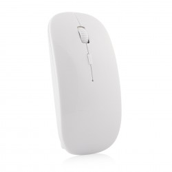 Apera GN-51 Kablosuz Flat Bluetooth Mouse Cep Telefonu Tablet Bilgisayar Sessiz Tık (Beyaz)