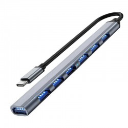 Apera GN-82 Type-C 7 Port USB HUB Çoğaltıcı Tablet Telefon ve Bilgisayarlar İçin
