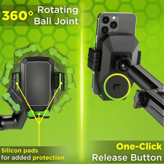 Apera BN27 Kamyon SUV ve Kamyonetler İçin Araç İçi Vantuzlu Telefon Tutucu