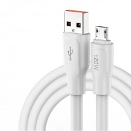 Apera BN91 Micro USB Kablo 120W Süper Hızlı 6 Amper Ultra Kalın Şarj Data Kablosu