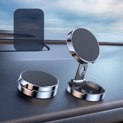 Apera NR6 Alüminyum Kasa Araç İçi Telefon Tutucu Çinko Alaşımlı Torpido Üstü 360 Derece 4 - 6,5 Inch