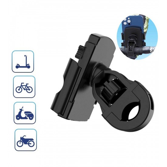 Apera AN-65-3 Motor ve Bisiklet Otomatik Telefon Tutucu Extra Kalın Çift Kamera Kullanımı 4 - 6,5 Inch Arası