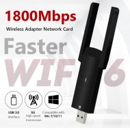 Apera NR35 USB Wifi 6 Kablosuz Ağ Adaptörü Wireless 1800Mbps Windows MacOS Linux
