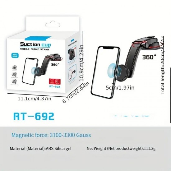 Apera NR59 Mıknatıslı Araç İçi Telefon Tutucu