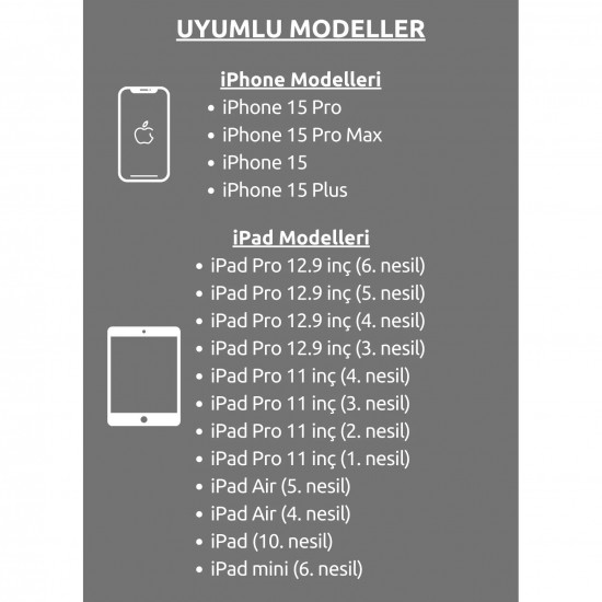 Apera NR69 iPhone 15 ve iPad Uyumlu Earpods Type-C Kulaklık