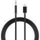 Apera NR72 iPhone Araç Ses Lightning to Aux Kablosu iOS 11.0.3 Üstü