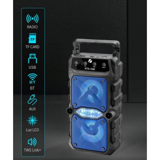 MT25 Karaoke Outdoor Bluetooth Hoparlör 8cm × 2 Adet Kablosuz Speaker Ses Bombası Radyo USB Micro SD Giriş