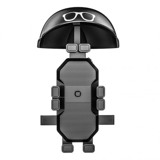 MT32 Motor Motosiklet Bisiklet Telefon Tutucu Yağmur Güneş Koruyucu GoPro Bağlantılı Damperli Şok Emici