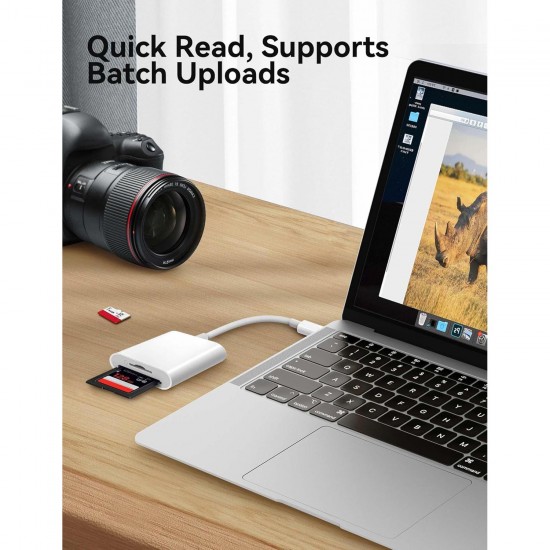 MT38 Android ve iPhone 15 ile Uyumlu Type-C Çevirici Adaptör Micro SD ve SD Kart Okuyucu