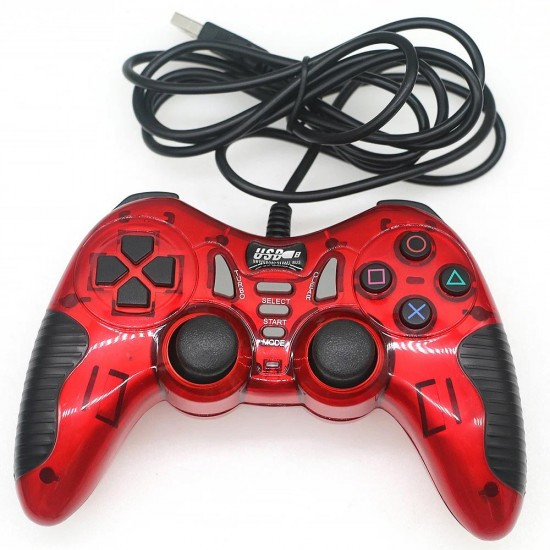 MT40 Çift Analoglu Kol USB PC Bilgisayar PS3 Oyun Kolu Gamepad Joystick