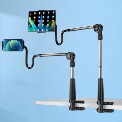 MT41 Çok Fonksiyonlu Masaüstü Akrobat Metal Tablet Telefon Tutucu Stand 360 Derece Oynar Başlıklı