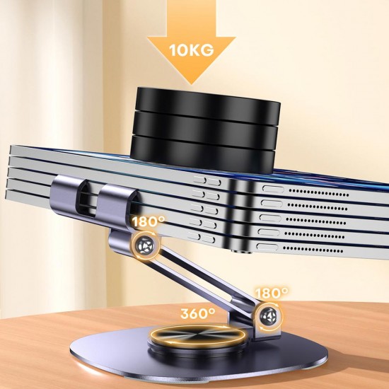 MT43 Masaüstü Metal Telefon Tutucu Tabanı Döner Tasarımlı