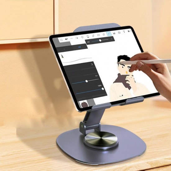 MT43 Masaüstü Metal Telefon Tutucu Tabanı Döner Tasarımlı