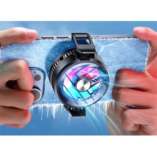 MT46 GT30 Profesyonel RGB Turbo Fanlı Gaming Telefon Soğutucu Yarı İletken Radyatör