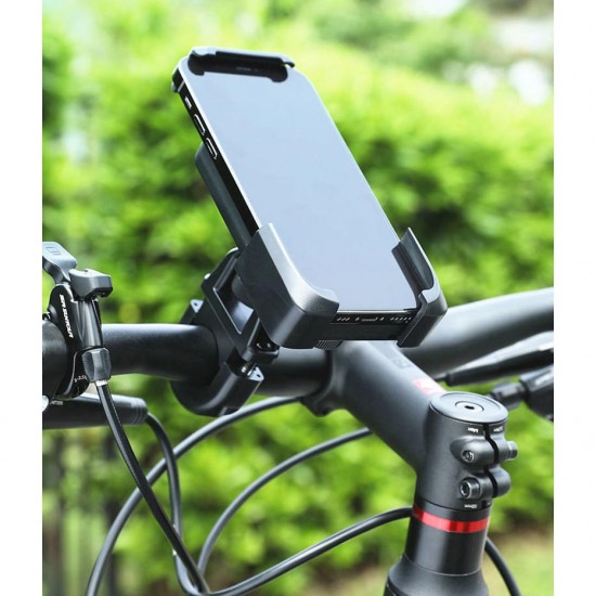 MT54 Motor Motosiklet ve Bisiklet Telefon Tutucu Gidon Uyumlu Yüksek Kalite Tüm Telefonlarla Uyumlu