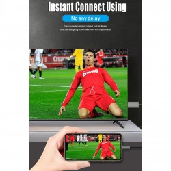 Onezero ZR-627 MT57 4K 60hz HDMI Çevirici i-Phone 15 ile Uyumlu Kablo Type-C Thunder-bolts Altın Uçlu 2 metre