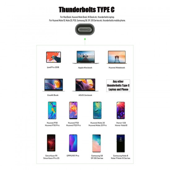 Onezero ZR-627 MT57 4K 60hz HDMI Çevirici i-Phone 15 ile Uyumlu Kablo Type-C Thunder-bolts Altın Uçlu 2 metre