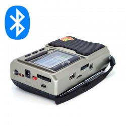 Tepe FP-1781BT Mini Cep Radyosu Bluetooth Hoparlör FM Radyo LED Işıklı Şarjlı USB Micro SD MP3