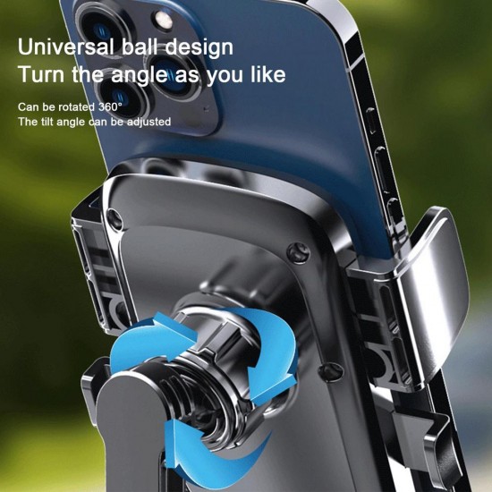 MT63 Motosiklet Bisiklet Telefon Tutucu Gidon Uyumlu Otomatik Kilitleme