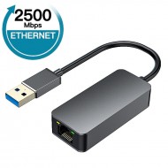 MT73 USB 3.2 Gen 1 to 2500Mbps RJ45 Ethernet Adaptör Mac Windows Uyumlu Alüminyum Kasa