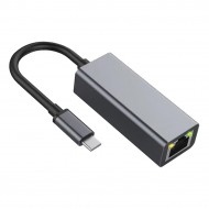MT76 Mac Windows Uyumlu Type-C to 1000Mbps RJ45 Ethernet Çevirici Adaptör Metal Kasa