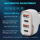 MT36 4 Portlu Type-C USB Araç Hızlı Şarj Çakmaklık Adaptörü Toplamda 96W Şarj Gücü QC 3.0 18W PD 30W Turbo Şarj Desteklemez