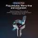 GA04 PD20W Qualcomm 3.0 Hızlı Şarj Aleti RGB Renkli FM Transmitter MP3 Çalar Bluetooth 5.3 Çakmaklık