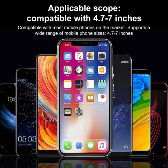Apera GA12 Motosiklet Bisiklet Telefon Tutucu İster Ayna İster Gidon Tuttur İkisi Bir Arada Şok Emici Damperli
