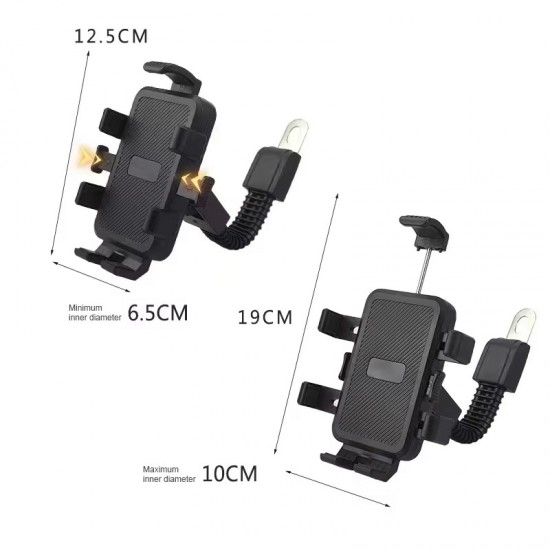 Apera GA16 Motor ve Bisiklet Telefon Tutucu Ayna Uyumlu