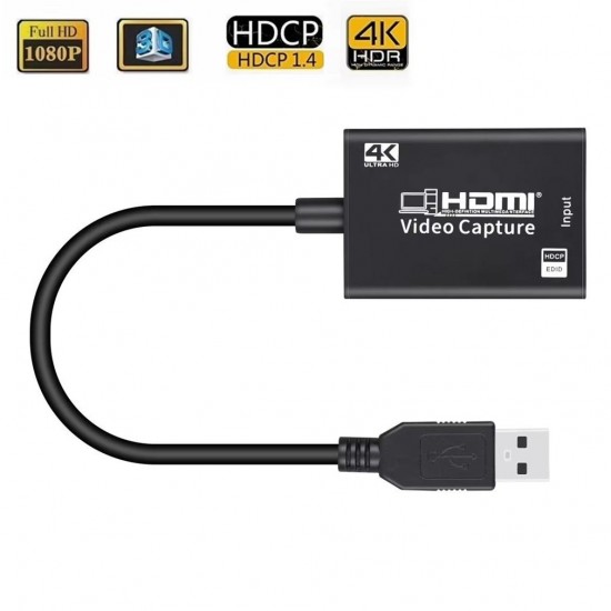 Apera Ga24 4K Video Capture Görüntü Yakalama Kartı Hdmi 30hz Aktarım Ekran Kaydedici