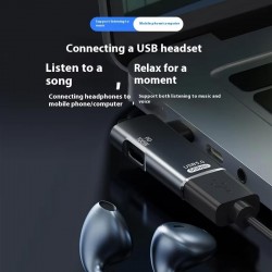 Apera GA29 Type-C Metal Adaptör USB 3.0 5Gbps Veri Aktarımı 100W PD Şarj i-Phone Android Uyumlu (Siyah)