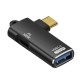 Apera GA29 Type-C Metal Adaptör USB 3.0 5Gbps Veri Aktarımı 100W PD Şarj i-Phone Android Uyumlu