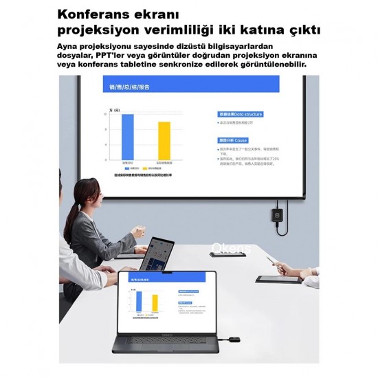 Apera Ga33 Type-C HDMI Transmitter and Receiver Verici ve Alıcı Wireless Kablosuz Gönderici 1080p 60Hz