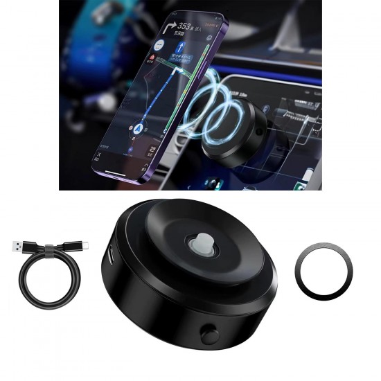 Ga65 Elektirikli Vakum Araç Zemin Telefon Tutucu Magsafe Uyumlu Çift Taraflı Kullanım