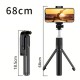 Ga66 3in1 Bluetooth Selfie Çubuğu Tripod Canlı Yayın Standı Telefon Tutucu Katlanabilir Genişletilebilir Deklanşörlü Monopod