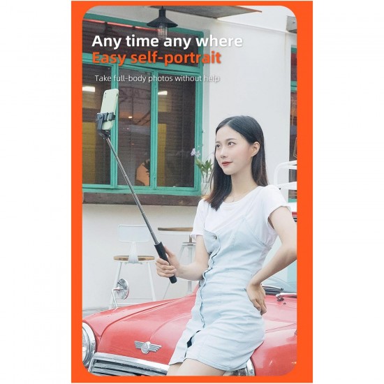 Ga66 3in1 Bluetooth Selfie Çubuğu Tripod Canlı Yayın Standı Telefon Tutucu Katlanabilir Genişletilebilir Deklanşörlü Monopod