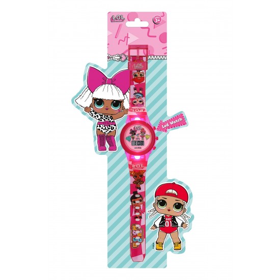 MiniFlak Lol Surprise! Omg Lisanslı Omg7220-7221 Işıklı Öğretici Çocuk Saati
