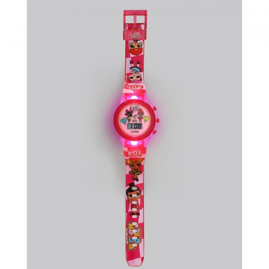 MiniFlak Lol Surprise! Omg Lisanslı Omg7220-7221 Işıklı Öğretici Çocuk Saati