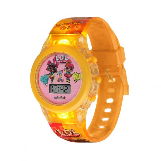 MiniFlak Lol Surprise! Omg Lisanslı Omg7220-7221 Işıklı Öğretici Çocuk Saati