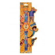 MiniFlak Rafadan Tayfa Lisanslı RF7220 Turuncu Mavi Işıklı Öğretici Çocuk Saati