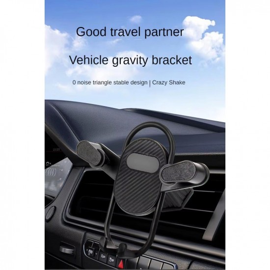 Araç içi Telefon Tutucu Havalandırma Kanca Montaj 360° Çoğu Akıllı Telefonla Uyumlu 4.5”- 7” inç