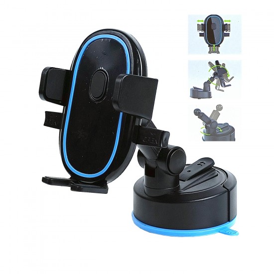 Apera Ga72 Araç Telefon Tutucu Büyük Vakumlu Tek El Kullanım Otomatik Kilitleme