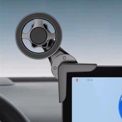 Ga80 Mag-Safe Ekran Üstü Elektrikli Araç Telefon Tutucu 2,5 cm Kadar Tüm Ekranlar Araba Notebook Monitör