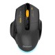 Mkespn SXS-W601 7 Tuşlu Gaming Mouse Karbon Fiber 3 Modlu Kablolu - Bluetooth - USB Alıcılı 12800 DPI Makro Tanımlı Oyun Faresi