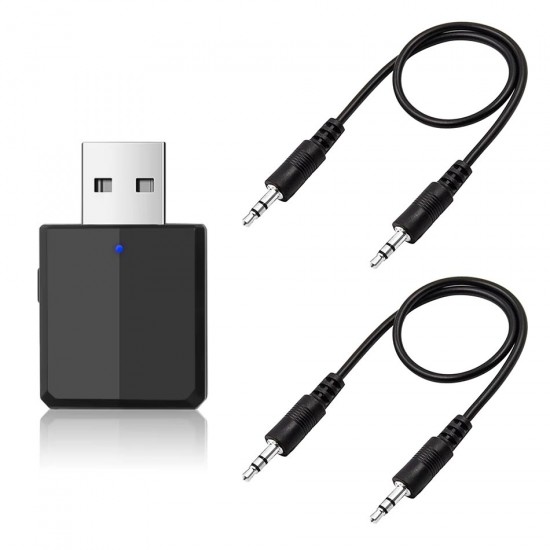 ZF-169Plus Kablosuz 3in1 Bluetooth 5.0 USB Ses Adaptörü Alıcı-Verici Transmitter-Receiver Araç 3.5mm Aux Stereo TV PC Hoparlör Bilgisayar Tablet Kulaklıklar İçin