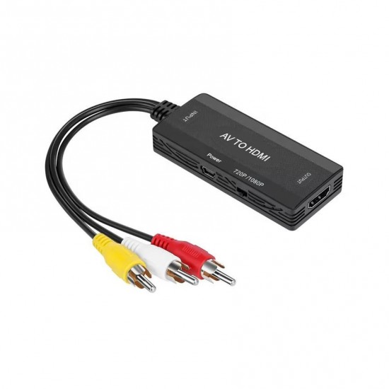 CR01 RCA AV Anlalogdan Hdmi 1.3 1080p HDTVye Video ve Ses Dönüştürücü Adaptör