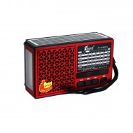 Tepe FP-276BT-S Mini Solar Güneş Enerjili Cep Radyosu Bluetooth Hoparlör FM Radyo LED Işıklı Şarjlı USB Micro SD MP3