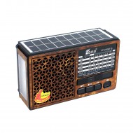 Tepe FP-276BT-S Mini Solar Güneş Enerjili Cep Radyosu Bluetooth Hoparlör FM Radyo LED Işıklı Şarjlı USB Micro SD MP3