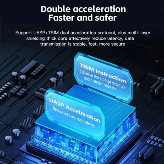 CR11 Type-C 3.1'den Type-C 3.1 ve USB 3.0'a 2.5” HDD/SSD Harici Disk Kutusu – USB 3.0/3.1, Tak-Çalıştır, 6TB Destekli, Aletsiz Kurulum, LED Göstergeli, Windows ve Mac Uyumlu